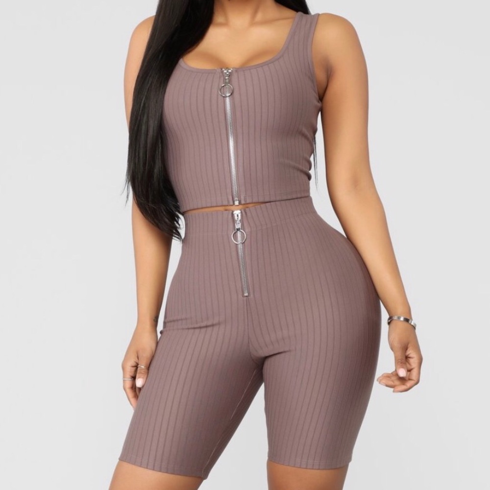 Biker Shorts Set